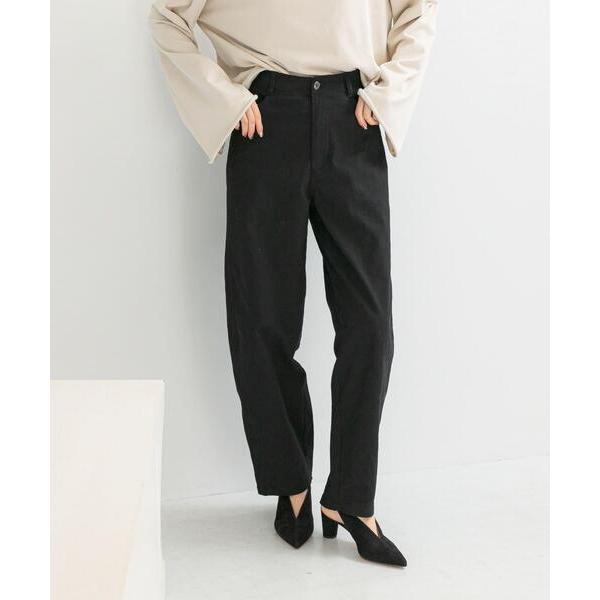 ワイドパンツ パンツ ツイルバレルパンツ レディース