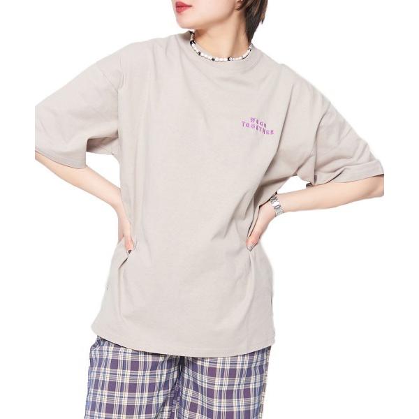 tシャツ 「spiritoso」スケーター刺繍プリントTシャツ レディース