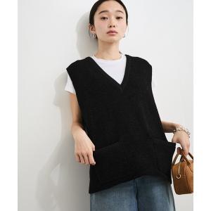 HYKE（ハイク） ニットベスト - ブラック レディース : ZOZOTOWN Yahoo