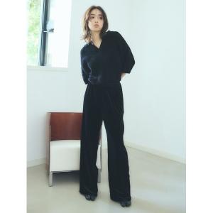 パンツ ウォッシャブルベロアイージーPT レディース