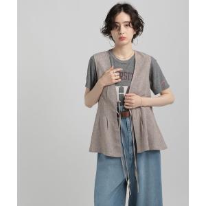 DONOBAN（ドノバン） ベスト ジレ フレアツイードベスト レディース