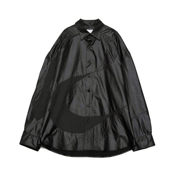 シャツ yoshiokubo ヨシオクボ / SLALOM L/S SHIRT スラローム異素材切り...