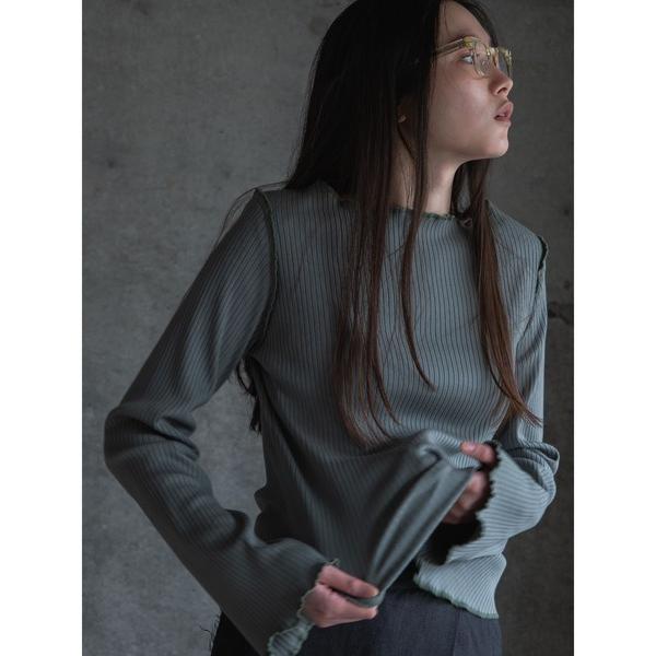 tシャツ Thumbhole ribbed top レディース