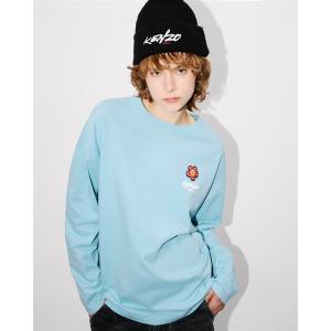 tシャツ 'Kenzo x Futura 2000' ルーズ ロング スリーブ コットン Tシャツ レディース