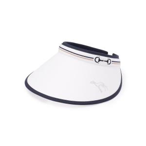 サンバイザー ビット柄クリップバイザー レディース