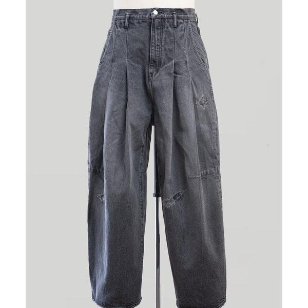 ジーンズ DAMAGED ORDINARY CITY BAGGY メンズ