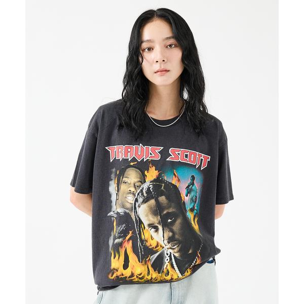 tシャツ 「THRIFTY LOOK/スリフィーティールック」Tシャツ/ユーズド加工/プリント メン...