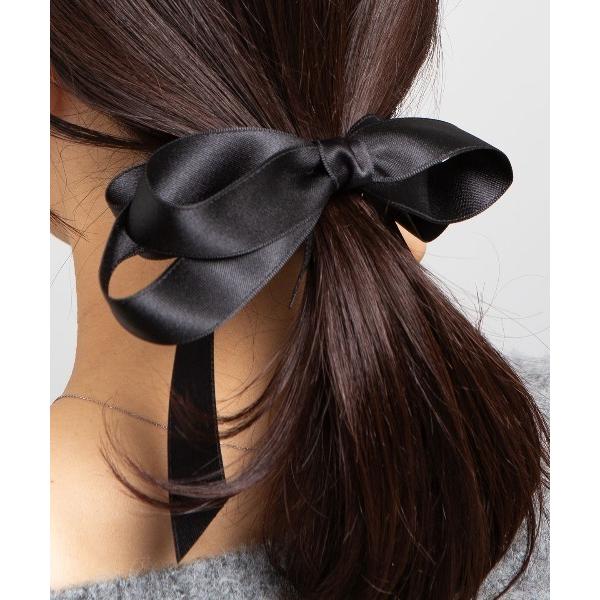 ヘアゴム レイヤード ロングリボン ヘアゴム