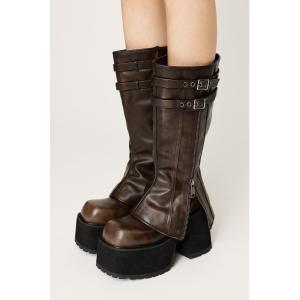ブーツ CHUNK SOLE COVERED BOOTS チャンクソール カバードブーツ レディース