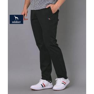 パンツ 「新レーベル ADABAT NAVY」ストレッチツイルテーパードパンツ メンズ