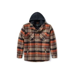 コート ジャケット バー＆シールド フード付きシャツジャケット メンズ