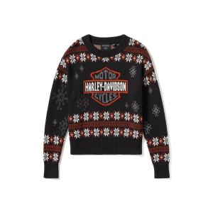 ニット セーター ハーレーホリデーセーター レディース