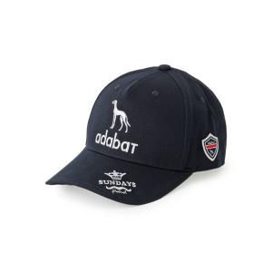 キャップ 帽子 「新レーベル ADABAT NAVY」サルーキキャップ メンズ