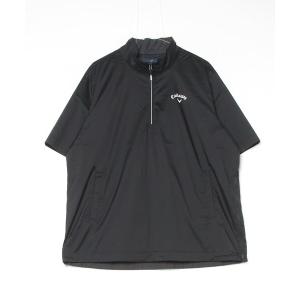 ブルゾン アウター キャロウェイ  ストレッチミニリップストップ半袖ハーフジップブルゾン メンズ