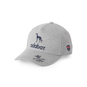 キャップ 帽子 「新レーベル ADABAT NAVY」サルーキ ジャージキャップ メンズ