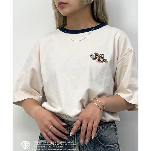 tシャツ OZ リンガーバックプリントTシャツ レディース