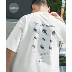 tシャツ 「別注」Foxfire×DOORS　毛針プリントTシャツ メンズ｜ZOZOTOWN Yahoo!店