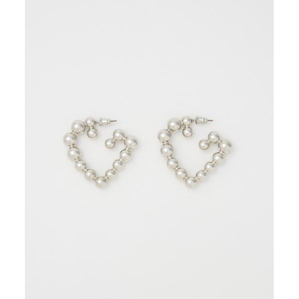 ピアス HEART MOTIF HOOP P/EARRING ハートモチーフ フープピアス 秋服 レ...