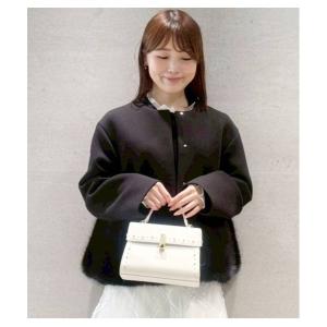 ブルゾン アウター 裾ファーブルゾン レディース