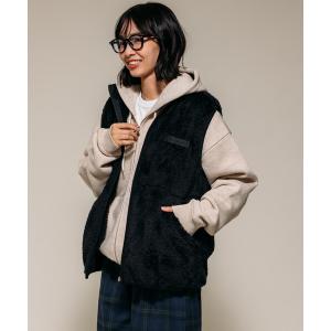 ベスト ジレ Champion × FREAK'S STORE/チャンピオン 別注 シェルパフリースベスト レディース