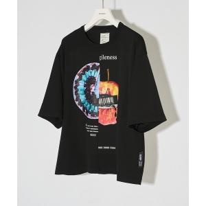 SHAREEF “APPLE PEEL”S/S BIG SHIRTS SHAREEF（シャリーフ） シャツ GREEN APPLE” BIG SHIRTS メンズ