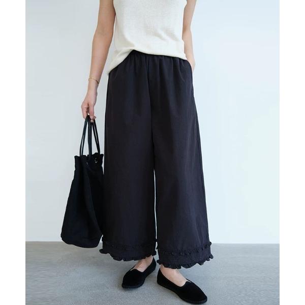 パンツ ゆったりレースパンツ レディース