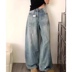 ジーンズ デニム デニムパンツ ワイドデニムパンツ レディース