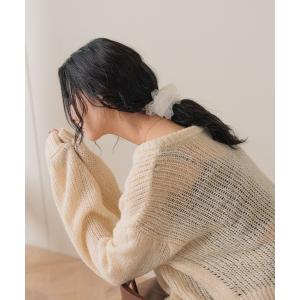 ヘアクリップ チュールフリルクルリンヘアカフ 5...の商品画像