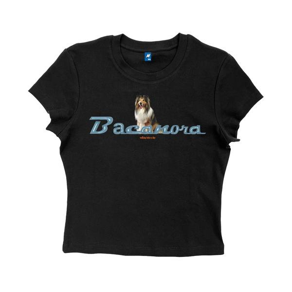 tシャツ WALKING TWICE A DAY BABY TEE レディース