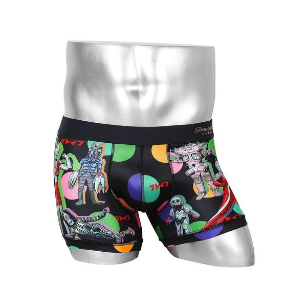 ボクサーパンツ Gravevault グレイブボールト ウルトラマン メンズ ショート ボクサーパン...