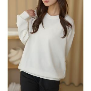 トレーナー スウェット クルーネック ベーシック 長袖 スウェット プルオーバー レディース