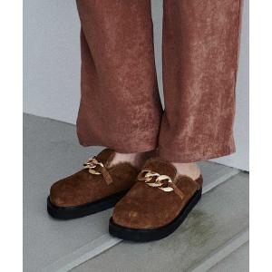 スリッポン 「MOHI/モヒ」チェーンファーサボ レディース