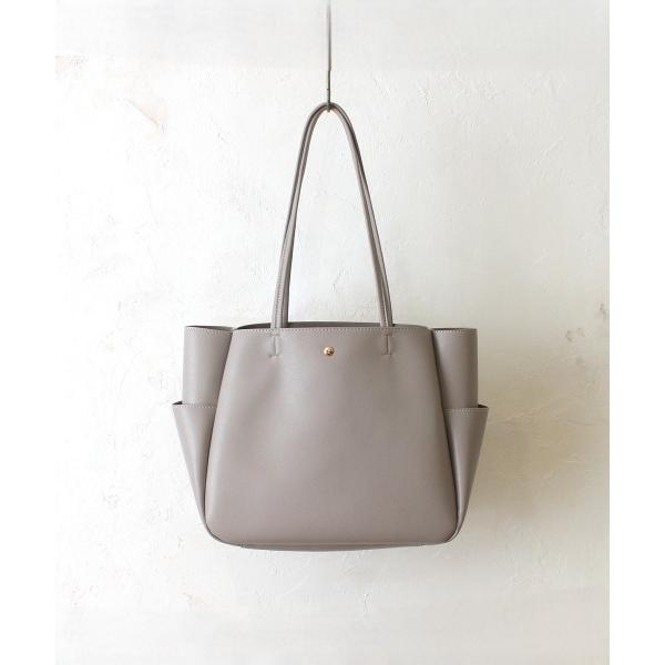 トートバッグ 軽量合皮ふっくらA4トート レディース