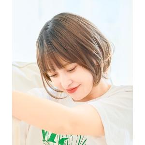 ウィッグ エクステ 「フルウィッグ・ショート」リラックスウィッグ ラテショート レディース