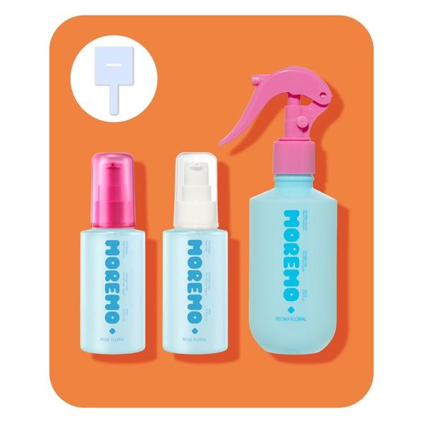 トリートメント モレモ 「moremo/モレモ」ノベルティー付き プラスケア3点セット(ヘアエッセン...