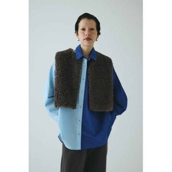 ベスト ジレ Fur like vest　　ファーライクベスト レディース