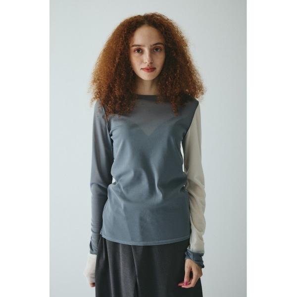 tシャツ Crew neck mesh inner tops　　クルーネックメッシュインナートップス...