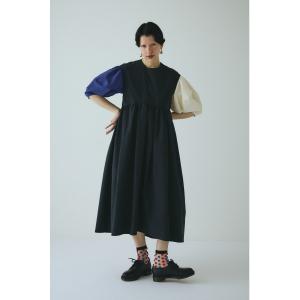 HeRIN.CYE ノースリーブワンピース FREE ブラック レディース