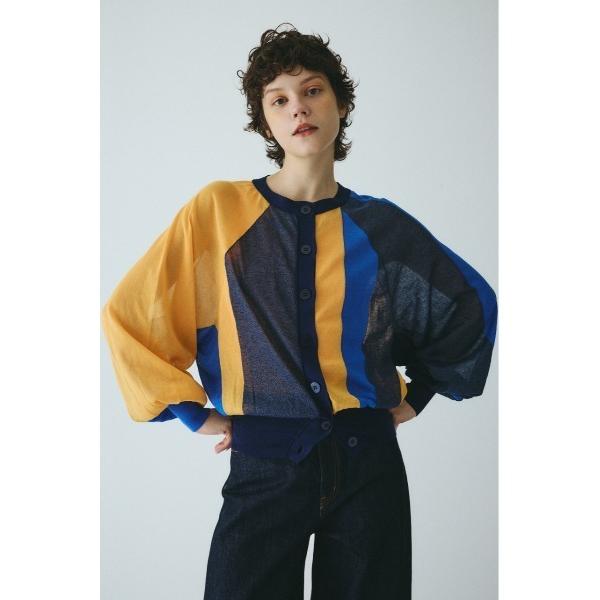 カーディガン Sukashi round cardigan　　スカシラウンドカーディガン レディース