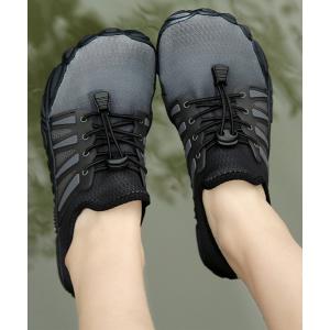 シューズ 「水陸両用/男女兼用/速乾/排水」グラデ配色マリンシューズ メンズ レディース メンズ