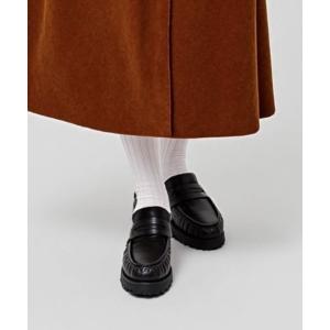 Pippichic ピッピシック スクエアトゥレザーローファー シューズ