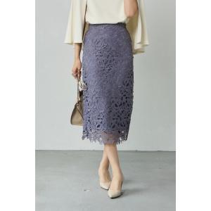 スカート ケミカルレースタイトスカート