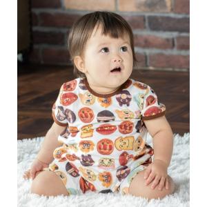 ベビー服 ロンパース パン柄半袖ロンパースの買取情報