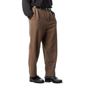 パンツ Wool Tuck Pants - Washed / 洗い晒しウールタックパンツ メンズ