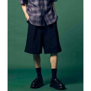 ワイドパンツ スウェットパンツ ジャージ 「UNISEX」Prime-Wide Sweat Shorts/プライムワイドスウェットショーツ「MAISON SPECIAL/メゾンスペシャル」