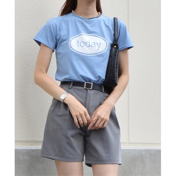 tシャツ 「＆soiree」 todayロゴTシャツ レディース
