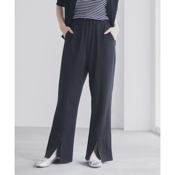 パンツ milli de l'air  カットジョーゼットスリットパンツ レディース