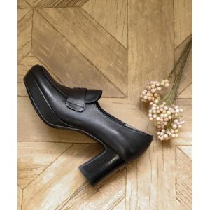 ローファー 厚底ローファーパンプス　1310283 レディース
