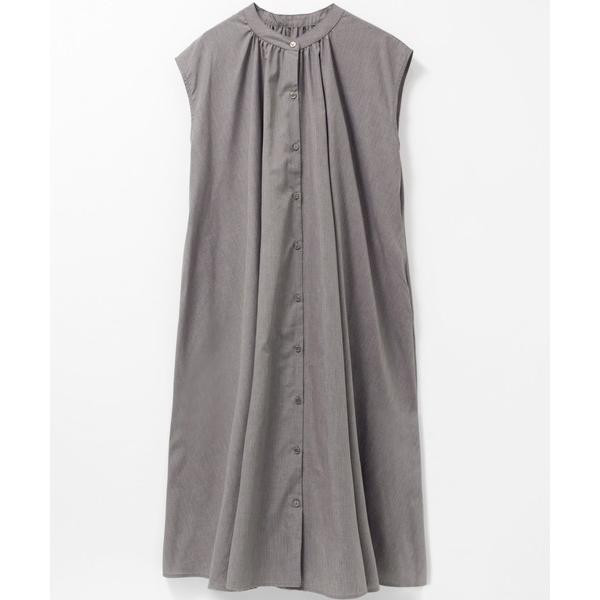 シャツワンピース milli de l'air  デニムライクシャツワンピース