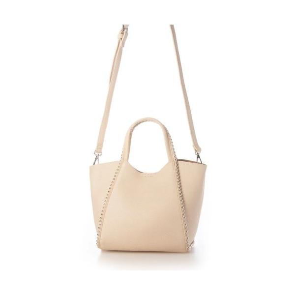 トートバッグ cache cache カシュカシュ ボールチェーン2wayミニトートバッグ レディー...